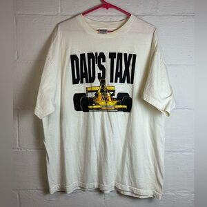 Vintage Hyland 1990’s Dad’s Taxi Racecar Men’s Unisex Casual Shirt Size X-Large